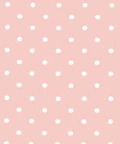 Just Dotty Candy Pink Oilcloth Tablecloth