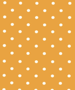 Just Dotty Mustard Oilcloth Tablecloth