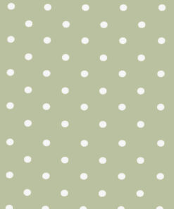 Just Dotty Sage Oilcloth Tablecloth