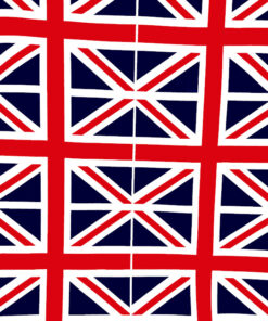 Large Union Jack Flag Gloss Oilcloth Tablecloth