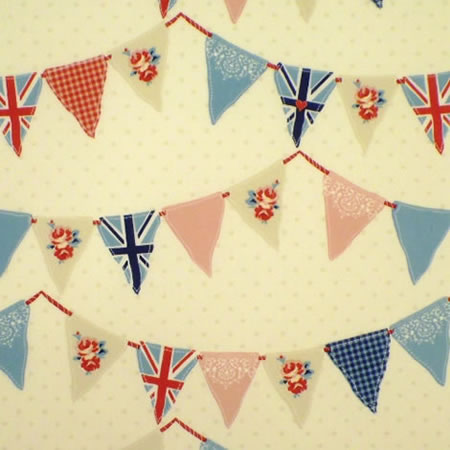 Bunting Gloss Oilcloth princess