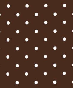 Dotty Chocolate Oilcloth