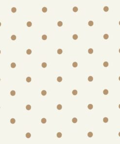 Dotty Cream/Taupe Oilcloth Tablecloth