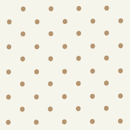 Dotty Cream/Taupe Oilcloth Tablecloth