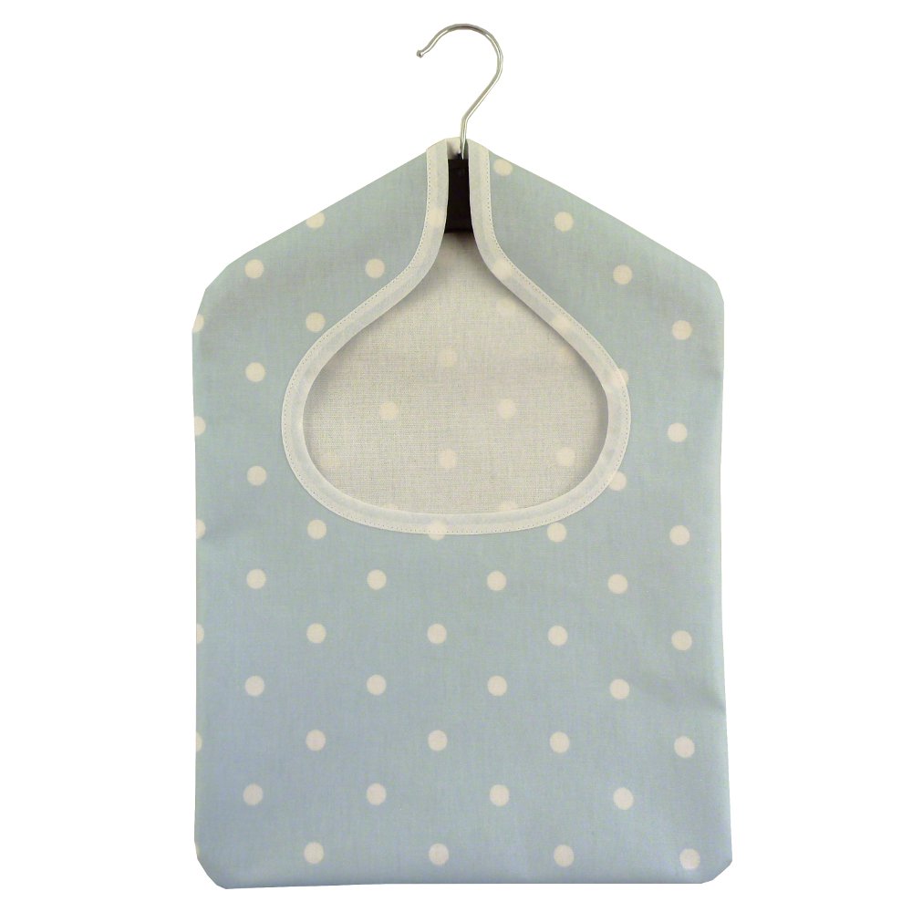 Dotty Duckegg Wipe Clean Oilcloth Peg Bag