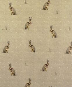 Sandringham Hare Matt Oilcloth Tablecloth