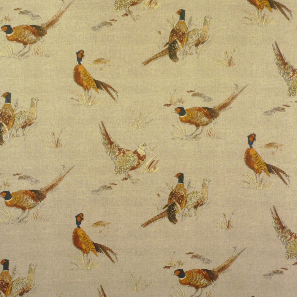 Sandringham Pheasant Matt Oilcloth Tablecloth
