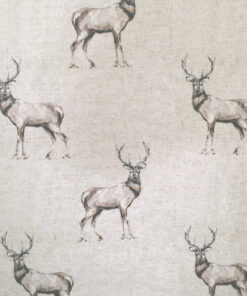 Sandringham Stags Matt Oilcloth Tablecloth