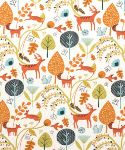 Scandi Forest Autumn Matt Oilcloth