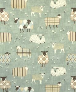 Baa Baa Duckegg Gloss Oilcloth Tablecloth