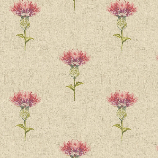 Highland Thistle Oilcloth Tablecloth