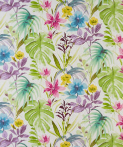 Tropical Paradise Summer Gloss Oilcloth Tablecloth