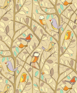 Tweety Natural Matt Oilcloth Tablecloth